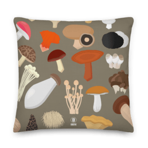 Love Mushrooms Premium Cushion