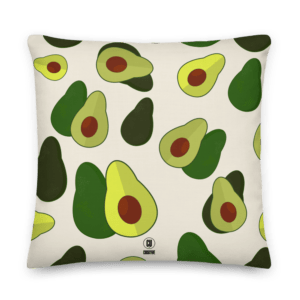Love Avocado Premium Cushion