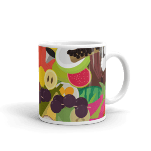 Tropical Brazilian Fruits Glossy Mug