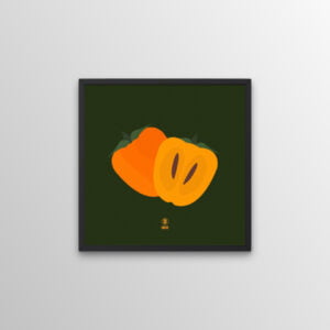 The Persimmon Kaki Print