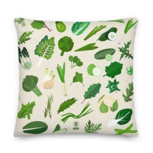 Eat Greens Premium Cushion